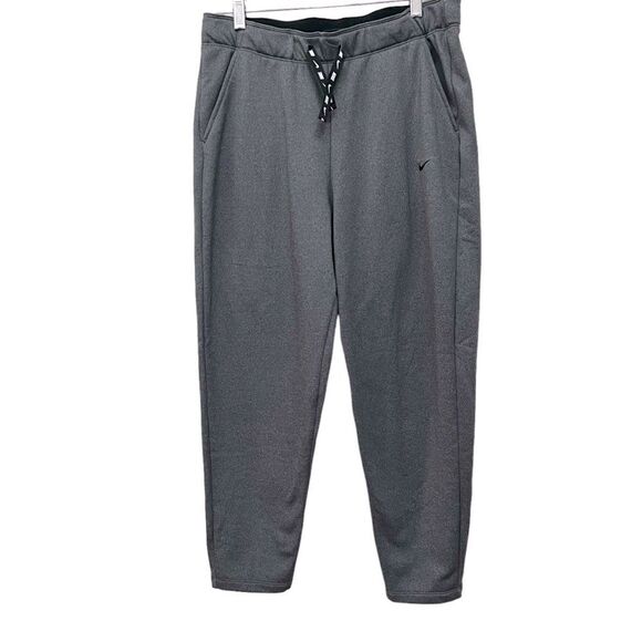 NIKE THERMA Fleece Athletic Jogger, Gray, Zip Ankles BV5171 Size M - Picture 1 of 7